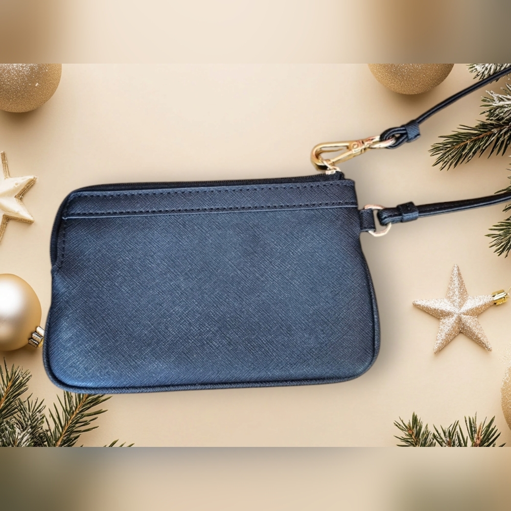 Calvin Klein Wristlet in A BEAUTIFUL Blue/Black color NO CALLOUTS NWOT - Picture 3 of 8